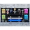 Triton Products (2) Square Hole Pegboards W/ Mounting Hardware, Epoxy 18-Gauge Steel, Black, 18" W x 36" H LB18-BK - alternate 2